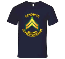 Load image into Gallery viewer, Corporal - E4 - w Text - Retired - T-Shirts - Premium