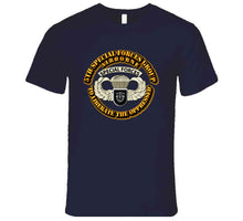 Load image into Gallery viewer, SOF - 5th SFG - Airborne Badge T Shirt - Premium