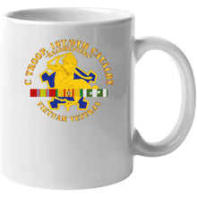 Load image into Gallery viewer, C Troop, 1st-9th Cavalry - Headhunters - Vietnam Vet W 1966-1967 Vn Sv Svc Long Sleeve T Shirt