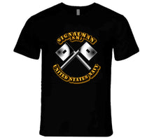 Load image into Gallery viewer, Navy - Rate - Signalman - T-Shirts - Premium