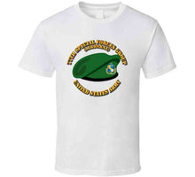 Load image into Gallery viewer, 77th Special Forces Group, (Airborne), Beret with Text - T Shirt, Premium and Hoodie