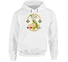 Load image into Gallery viewer, Army - Vietnam Combat Veteran, Combat Medic, 3rd Battalion, 8th Infantry, 4th Infantry Division with Shoulder Sleeve Insignia - T Shirt, Premium and Hoodie