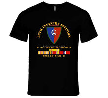 Load image into Gallery viewer, Army - 38th Infantry Division with WWII (Pacific Theater) Service Ribbons - T Shirt, Premium and Hoodie