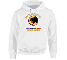 Load image into Gallery viewer, Army - 66th Infantry Division, "Black Panther" Division, World War II with European Theater Service Ribbons - Hoodie
