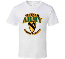 Load image into Gallery viewer, ARMY - 1st Cav - Vietnam - Combat Vet T Shirt