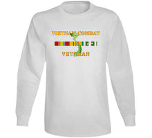 Load image into Gallery viewer, Army - Vietnam Combat Veteran W Vn Svc T Shirt