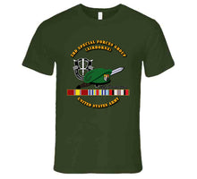 Load image into Gallery viewer, 3rd SFG DUI, Beret, Dagger - US Army - Afghanistan Ribbons T Shirt - Premium