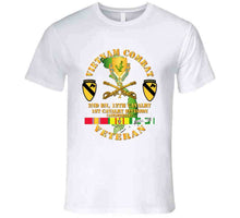 Load image into Gallery viewer, Army - Vietnam Combat Cavalry Veteran, with 2nd Battalion, 12th Cavalry, 1st Cavalry Division, Distinctive Unit Insignia - T Shirt, Hoodie, and Premium