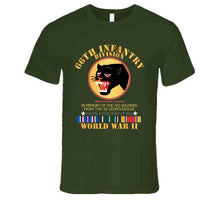 Load image into Gallery viewer, Army - 66th Infantry Div - Black Panther Div - Wwii W Ss Leopoldville W Eu Svc T-Shirts - Premium