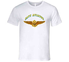 Load image into Gallery viewer, Emblem - Navy - Navy Aviator - T-Shirts - Premium