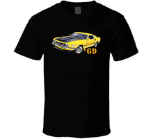 Load image into Gallery viewer, Vehicle - 69 Mach - 1 - Yellow - T-Shirts - Classic