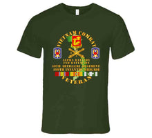 Load image into Gallery viewer, Army - Vietnam Combat Vet - Alpha Battery, 2nd Bn 40th Artillery - 199th Infantry Bde - Vn Svc -T-Shirts - Premium