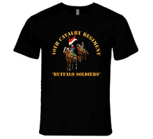 Load image into Gallery viewer, Army - 10th Cavalry Regiment W Cavalrymen - Buffalo Soldiers T Shirt