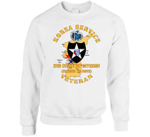 Load image into Gallery viewer, Army – Korea Service Veteran | 2nd Infantry Division "Second to None" Crewneck Sweatshirt
