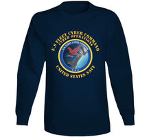 Load image into Gallery viewer, Navy - U.s Fleet Cyber Command X 300 T Shirt