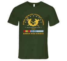 Load image into Gallery viewer, Army - Judge Advocate Veteran Corps, Veteran, "Jag", Korean War Veteran with Korean War Service Ribbons - T Shirt, Premium and Hoodie