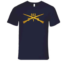Load image into Gallery viewer, Army - 1st Bn 502nd Infantry Regt - Infantry Br Wo Txt - T-Shirts - Premium