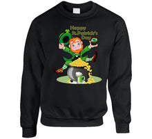 Load image into Gallery viewer, St. Patrick's Day - Leprechaun's - Happy St Patrick's Day - Luck Sweatshirt