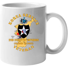 Load image into Gallery viewer, Army – Korea Service Veteran | 2nd Infantry Division "Second to None" – 15 oz Ceramic Mug