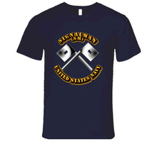 Load image into Gallery viewer, Navy - Rate - Signalman - T-Shirts - Premium