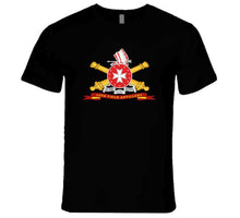 Load image into Gallery viewer, Army - 14th Field Artillery With Branch and Ribbon T Shirt - Premium