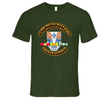 Load image into Gallery viewer, Distinctive Unit Insignia - 523rd Signal Battalion, (Divisional) with Vietnam Service Ribbons - T Shirt, Premium and Hoodie