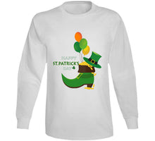 Load image into Gallery viewer, St. Patrick's Day - Leprechaun's Shoe with Gold Coins Long Sleeve Tee