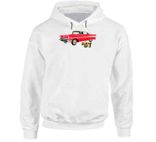 Load image into Gallery viewer, Vehicle - 57 Chery - Red - Hoodie