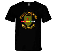 Load image into Gallery viewer, Army - Ist Infantry Division with Vietnam Service Ribbons - T-Shirts - Premium
