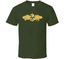 Load image into Gallery viewer, Navy - Seabee Combat Warfare Specialist Badge (Officer) with Color Seabee T Shirt, Premium and Hoodie