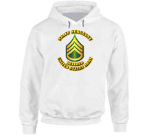 Load image into Gallery viewer, Staff Sergeant - E6 - w Text - Retired - Hoodie