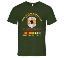 Load image into Gallery viewer, Army - 41st Signal Bn Combat Area Vn Vet W Svc Ribbon - Qui Nhonx 300 T Shirt