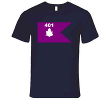 Load image into Gallery viewer, 401st Civil Affairs Battalion Guidon - T-Shirts - Premium