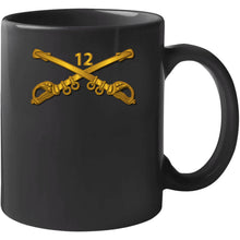 Load image into Gallery viewer, Army - 12th Cavalry Branch Wo Txt Classic T Shirt, Crewneck Sweatshirt, Hoodie, Long Sleeve, Mug