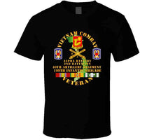 Load image into Gallery viewer, Army - Vietnam Combat Vet - Alpha Battery, 2nd Bn 40th Artillery - 199th Infantry Bde - Vn Svc - T-Shirts - Classic