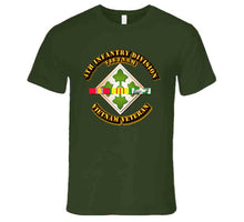 Load image into Gallery viewer, 4th Infantry Division with Vietnam Service Ribbons - T-Shirts - Premium