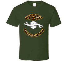 Load image into Gallery viewer, Navy - Rate - Construction Mechanic T Shirt