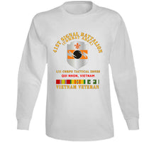 Load image into Gallery viewer, Army - 41st Signal Bn Combat Area Vn Vet W Svc Ribbon - Qui Nhonx 300 T Shirt