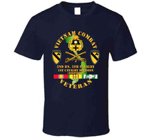 Load image into Gallery viewer, Army - Vietnam Combat Cavalry Veteran With 2nd Battalion 5th Cavalry Distinctive Unit Insignia - 1st Cavalry Division T Shirt, Premium & Hoodie