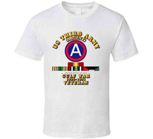 Load image into Gallery viewer, 3rd United States Army - Gulf War 1990 to 1991 with Service Ribbons, Southwest Asia Service Medal with 2 Bronze Stars T Shirt, Hoodie and Premium