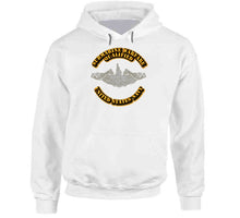 Load image into Gallery viewer, Navy - Submarine Badge - Silver - Hoodie