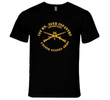 Load image into Gallery viewer, Army - 1st Battalion 36th Infantry Regiment - Spartans - Infantry Branch T Shirt, Hoodie and Premium