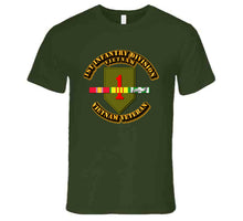 Load image into Gallery viewer, Army - Ist Infantry Division with Vietnam Service Ribbons - T-Shirts - Premium