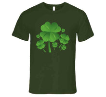 Load image into Gallery viewer, Classic - St. Patrick's Day - Four Leaf Clovers T Shirt