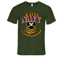 Load image into Gallery viewer, NAVY - Rank - E7 - CPO - T-Shirts - Premium