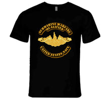 Load image into Gallery viewer, Navy - Submarine Badge - Gold - T-Shirts - Premium