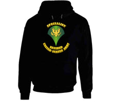 Load image into Gallery viewer, Specialist - E4 - w Text - Retired - Hoodie