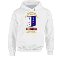 Load image into Gallery viewer, Army - US Army Peace Keeping, Operation Joint Guardian, Kosovo, with Kosovo Service Ribbons - T Shirt, Premium and Hoodie
