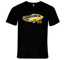 Load image into Gallery viewer, Vehicle - 69 Mach - 1 - Yellow - T-Shirts - Premium