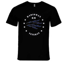 Load image into Gallery viewer, Navy - Radioman - Rm - Veteran Wo Bkgnd - White - T-Shirts - Premium